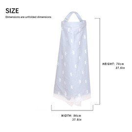 ONEUPIN Privacy Nursing Covers, Breast Feeding Cover Nursing Cover Privacy Breastfeeding Protection for Mom Gifts（Grey）