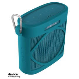 Silicone Cover Skin for Bose SoundLink Color Bluetooth Speaker II, by Alltravel, Full 6 Directions Protection, Customized Skin with Color and Shape Matching (Aquatic)