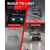 HLauto 604N Emergency Dash Strobe Lights: 2x16.8 inch Red White