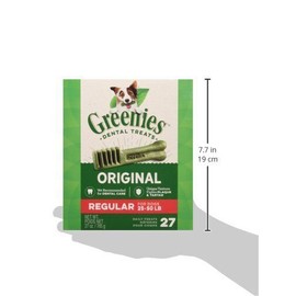 GREENIES Original Regular Natural Dog Dental Care Chews Oral Health Dog Treats