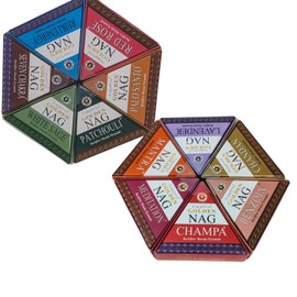 Jumbo Golden Nag - Back Flow Incense Cones (12, All Scents)