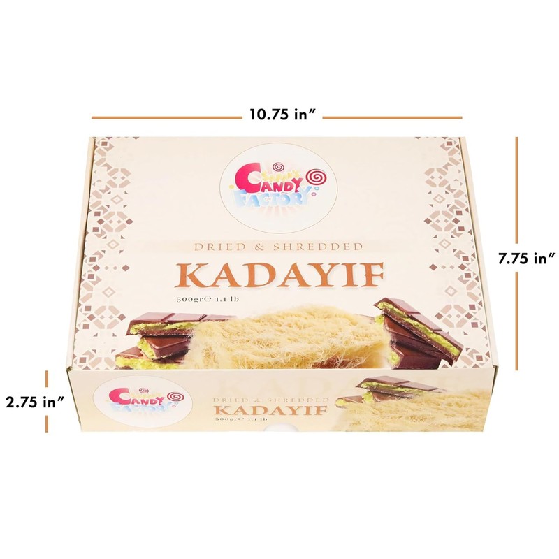 Sarah's Candy Factory Dried and Shredded Kadayif Kataifi Fillo Dough