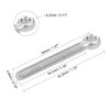 sourcing map 4 Pieces M5 x 40 mm 304 Stainless