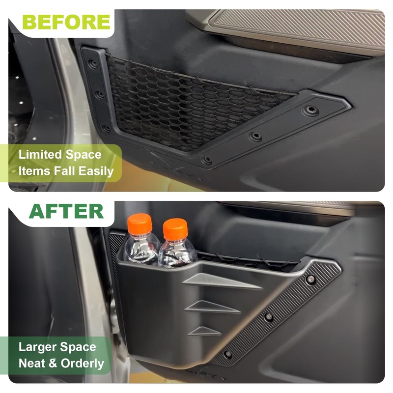 CFDSDE 4PCS Door Storage for Ford Bronco Accessories 2024 2021-2025