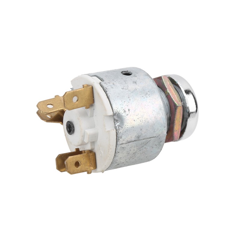 Universal Ignition Switch Lock Cylinder with Keys Aluminum Alloy Replacement