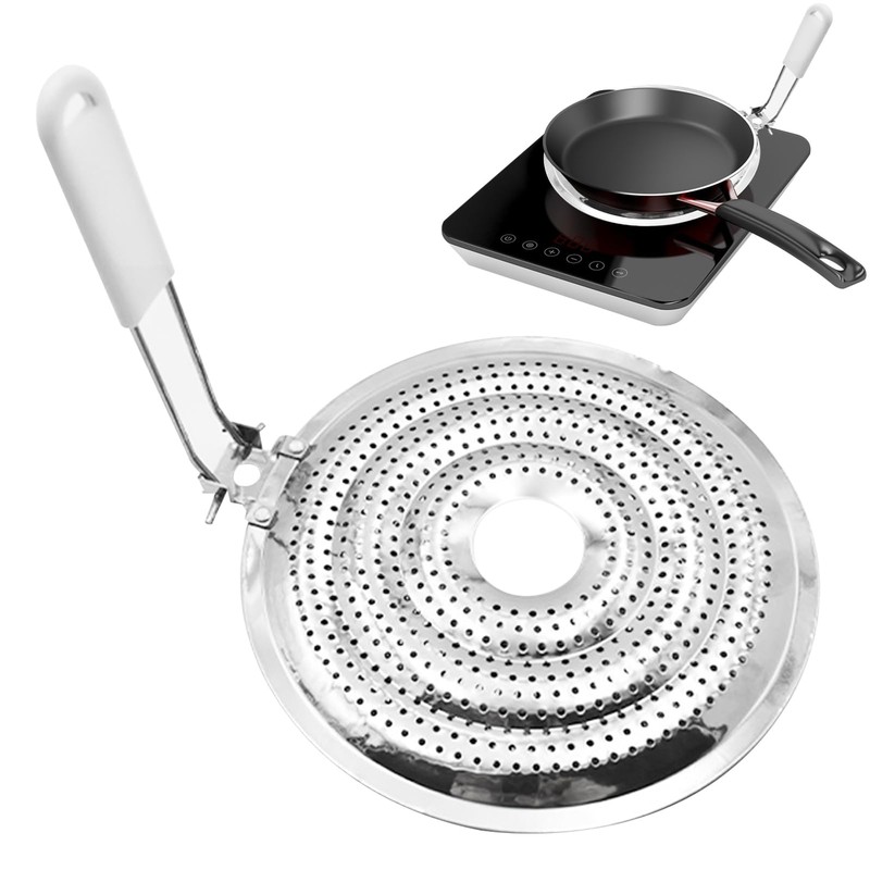Heat Diffuser Plate,Double Layers Stainless Steel Gas and Electric Stove