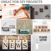 Craft Stencil Kit: 1 Inch Symbols, 42 Pcs Alphabet Stencil,