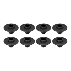 PATIKIL Camping Chair Foot, 8 Pack 15mm Tubing Dia Detachable Anti-Slip Stool Feet Replacement for Hiking Outdoor, Black