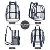 USPECLARE Clear Backpack for Stadium Events Small Clear Backpack 11.5x9.5x6