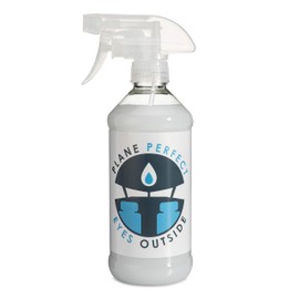 Plane Perfect Eyes Outside Plastic and Glass Windshield Cleaner for Aviation, Auto, Motorcycle, and Marine Acrylic Lexan Lucite Plexiglass LCD Cleaner (16 oz. Spray Bottle)
