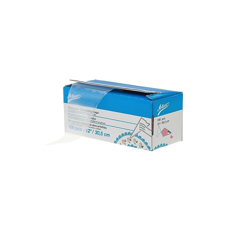 Ateco - Bolsas desechables para decoración, 12 pulgadas - Pack