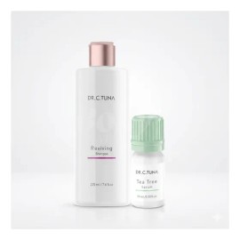 Kit Dr. C. Tuna: Shampoo Reviving 225ml + Serum Tea Tree 10m