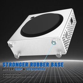 Aluminum Chassis Stand for 2024 Mac mini M4/M4 Pro - Mac mini M4 Case - Optimized Heat Dissipation - Accessories for Mini M4 - Mac mini M4 Mount - Mac mini M4 Holder