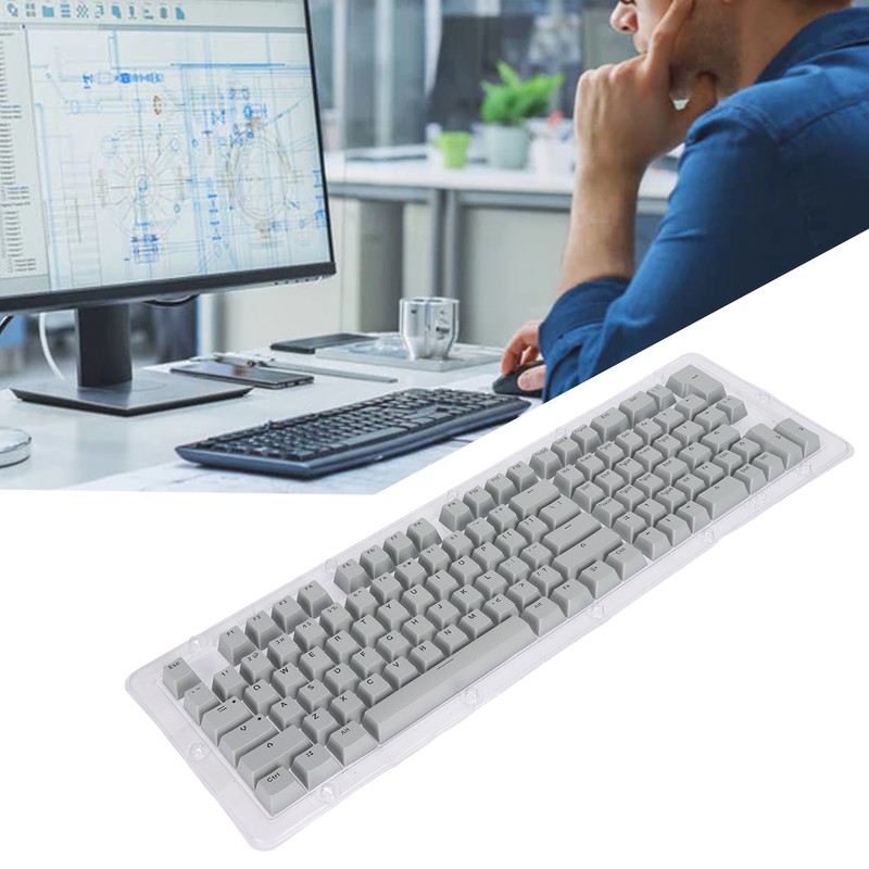 117 Keys Keycaps OEM Height Two Colors Injection Fastness OPQ