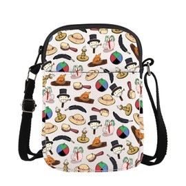 WSNANG Animated Movie Crossbody Bag Japanese Anime Shoulder Bag Anime Calcifer Gift Howl and Sophie Fans Gift (CA Castle CB)