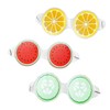 FOMIYES Relaxing Eye Masks Skincare 3pcs Fruit Pattern Eye Pads