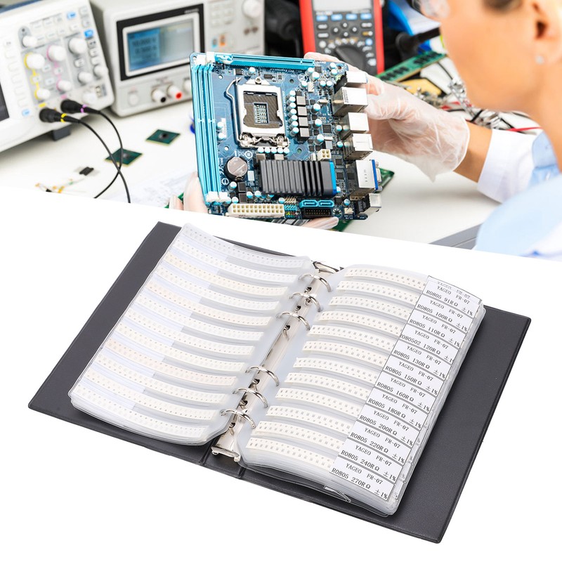 SMD Resistor Sample Book 4250Pcs 170 Value 0805 Series Electronic