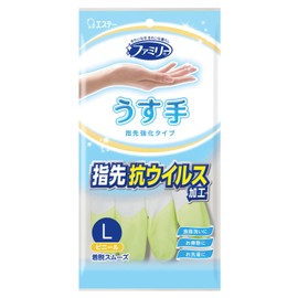 Family Fingertip Antiviral Treatment, L, Green, 1 Pair