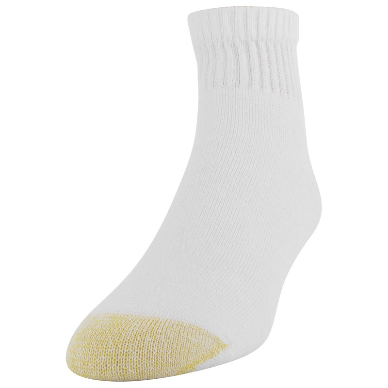 Gold Toe Men's Cotton Quarter Athletic Sock Six-Pack (13-15 /