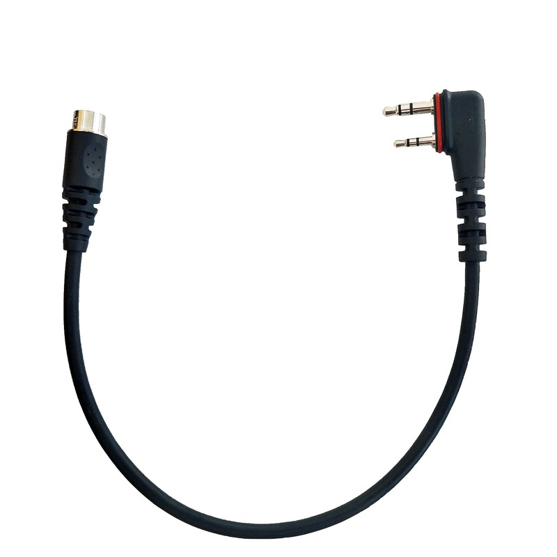 ArmorMason Hirose 6-pin Quick Disconnect Adapter Compatible with Icom Radio