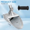 Hand Sand Scoop for Metal Detecting,Heavy Duty 304 Stainless Steel