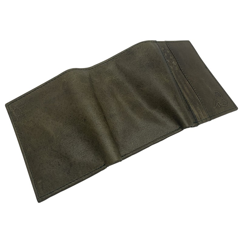 Genuine Leather Slim Classic Trifold Men Wallets RFID Blocking USA