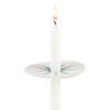 CB Church Supply Candlelight Service Candles with Cardstock Bobeche Kit