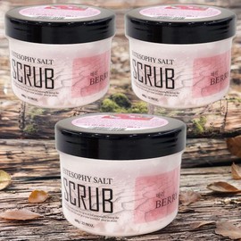 Este Sophie Skin Moisturizing Skin Tone Improvement Skin Softening Salt Scrub Berry 3pcs 680g / 에스테소피 피부촉촉 피부톤개선 피부소프트닝 솔트 스크럽 베리 3개 680g