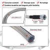 Unbranded SS Braided New Automatic Transmission Cooler Line Kit -6AN