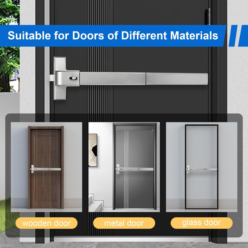 FAHKNS Panic Bars for Exit Doors Hardware Push Bar Door