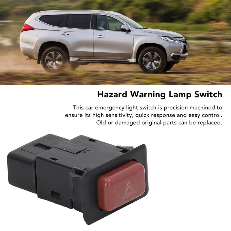 Hazard Warning Light Switch Mb652291 Emergency Lamp Push Button Replacement