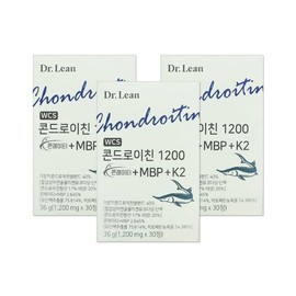 Dr.Lin Chondroitin 1200 Conlay+MBP+K2 1200mg 30 tablets 3 units/mjc / 닥터린 콘드로이친 1200 콘레이티+MBP+K2 1200mg 30정 3개/mjc