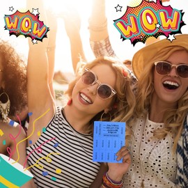 Kosiz 1000 Sheet 10 Bid Raffle Tickets Chinese Auction Tickets Sheets Auction Fundraiser Ticket Numbered with Name and Phone Number Per Sheet Raffle Tags for Silent Auction(Light Color)