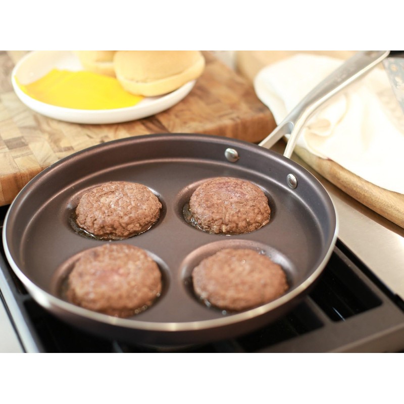 TECHEF - Egg Pan Nonstick, Aluminium Plett Pan, 4 Egg