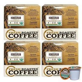 Fresh Roasted Coffee LLC, Organic Honduran Marcala Coffee Pods, Medium Roast, 72 Count