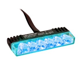LED-MARTIN NP6 Front Flasher - Blue - ECE-R65 Class 2 - Day/Night Switch