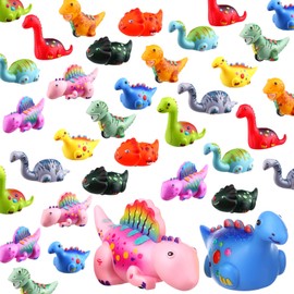 Soulchen 36 Pcs Dinosaur Pull Back Cars for Kids Toddlers Dinosaur Toys Pull Back Toy Cars Pinata Fillers Goodie Bag Stuffers Classroom Prizes for Boys Girls