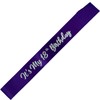Purple It's My 18th Birthday Sash Funny 18th Birthday Sash