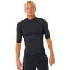 RIP CURL Dawn Patrol Performance SS Lycra 2024 Black Marle,