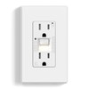 ELEGRP GFCI Outlet w/Nightlight, 15 Amp Self-Test GFI Electrical Outlet,