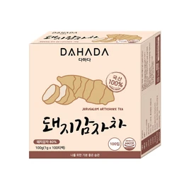 다하다 국산여주차 100티백 + 돼지감자차 100티백 200티백세트 Dahada Korean Bitter Melon Tea 100 Tea Bags + Jeruseam Tea 100 Tea Bags 200 Tea Bags Set