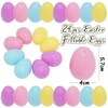 24Pcs Empty Plastic Eggs 5.7cm, Mini Novelty Toys, Easter Eggs