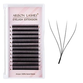 3D/4D/5D Fans Eyelash Extensions Lashes C Curl 0.07mm,9mm Faux Mink Cluster Lash Extensions Soft Y Lashes Extensions Premade (9MM,0.07-C,4D)