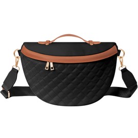 Beaulyn Crossbody Bags for Women - Vegan Leather Shoulder Handbags Purses with Multi Pocket & Adjustable Strap, Packs Sling Bag Belt Bag for Girls Ladie
