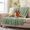 TREELY 100% Cotton Knitted Throw Blanket for Couch Chair Bed