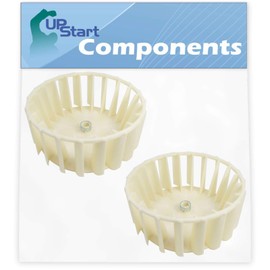 2-Pack Y303836 303836 Dryer Blower Wheel Replacement for Maytag LDE7400ADW Dryer - Compatible with 3-12913 312913 Blower Wheel Assembly