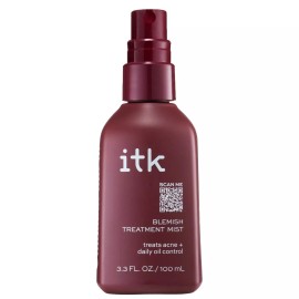 ITK Blemish Treatment Mist 3.3 Oz Refreshing Serum for Acne Prone Skin