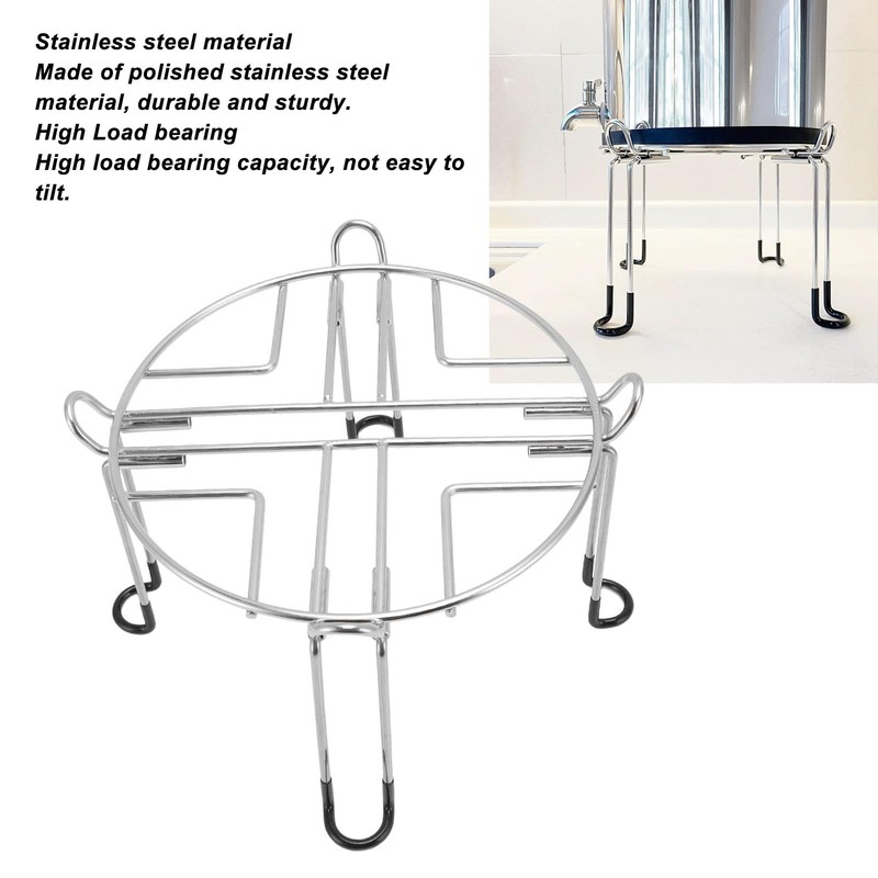 Water Filter Stand, Stainless Steel Water Filter System Stand, Removable