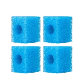 NO.17 Replacement Sponge Media Filter, 4 Pack of Bio Foams for 132GPH 200GPH Aquarium Internal Filter