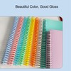 10PCS Binding Spines Plastic Binding Combs Spiral Binding Coils for